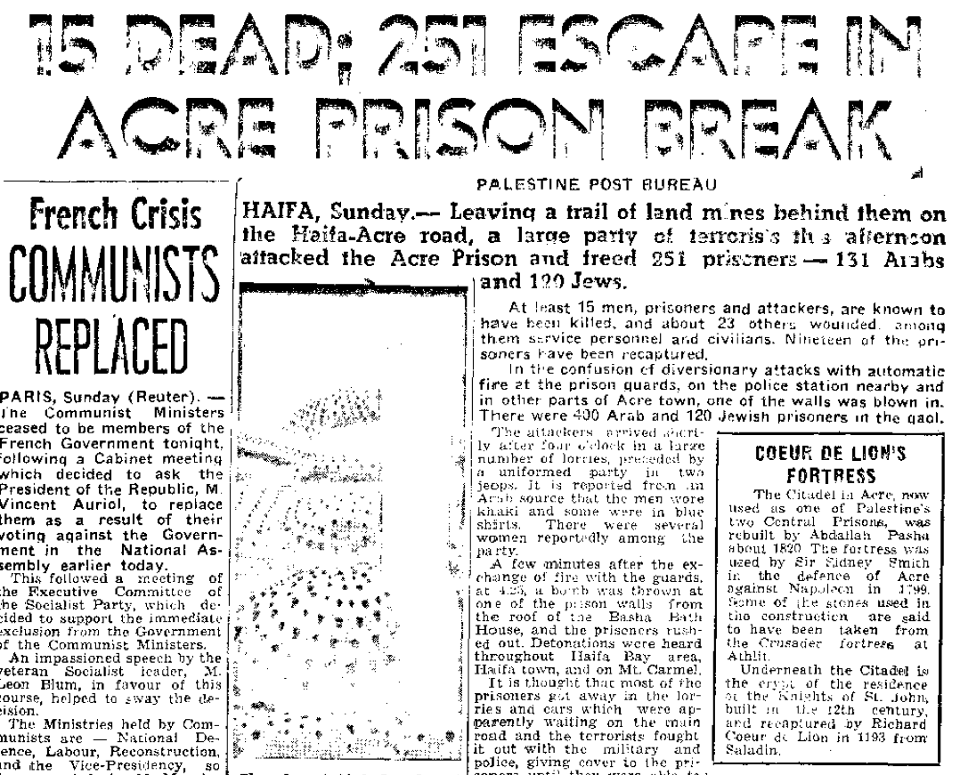 A newspaper snippet