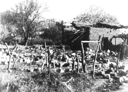Aftermath of the raid on Al-Khisas village